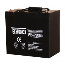 Аккумуляторная батарея TECHNOLOGY 12V55AH